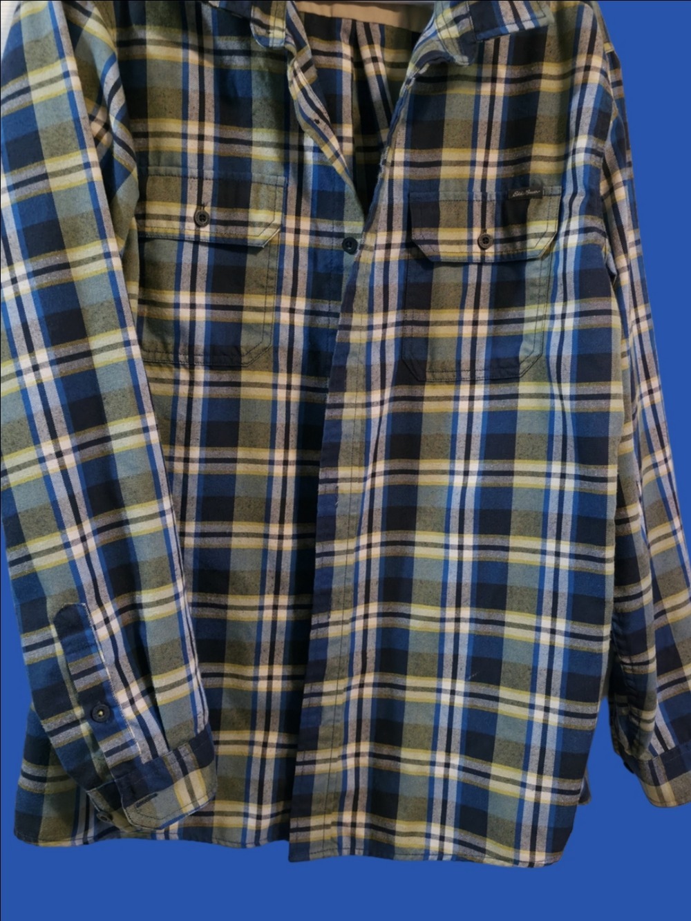 4/$67 Deal! Eddie Bauer Plaid  Button-Down Shirt